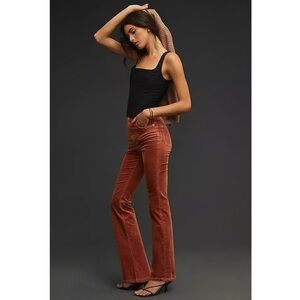 Anthropologie / Pilcro The Icon Flare Corduroy Jeans in Rust